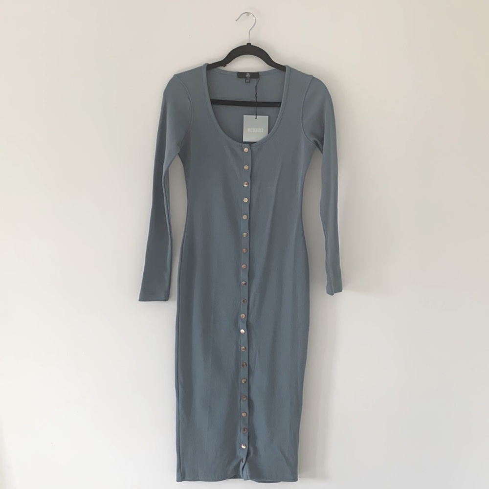 Misguided Midi Longsleeve Dress💕